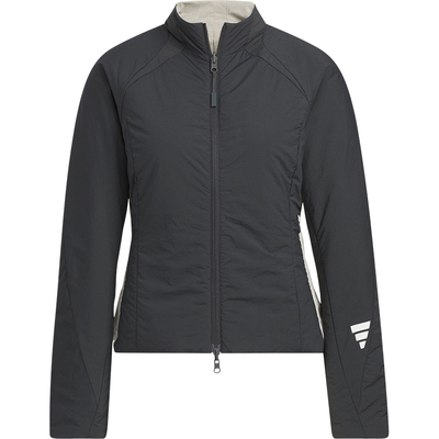 Adidas/阿迪达斯正品FUSTL W P JKT女士双面穿修身棉服JM4249