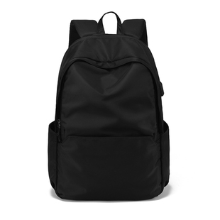 双肩包男商务休闲时尚潮流简约出差旅行背包户外运动轻便电脑书包