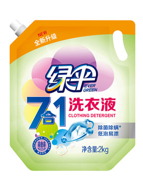 绿伞洗衣液4斤熏衣芳菲深层洁净