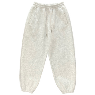 HAMB 2026春季新品美式复古加绒束脚卫裤男宽松运动休闲百搭学生