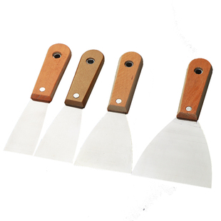 不锈钢调漆刀铲刀铁刮刀刮楸刮腻子油灰刀金缮修复腰果漆漆画材料