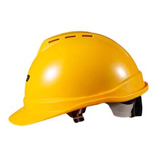 得力安全帽工地施工劳保电工国标加厚透气abs头盔头帽建筑工程用