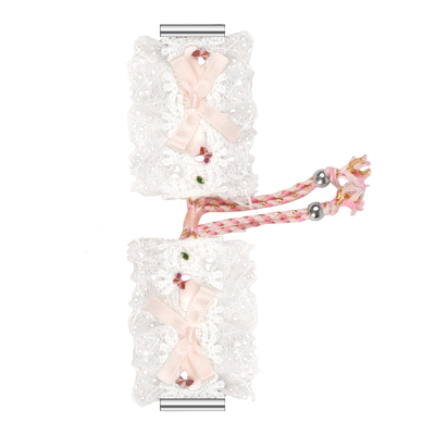 学长家新款创意蕾丝拉绳表带秋冬