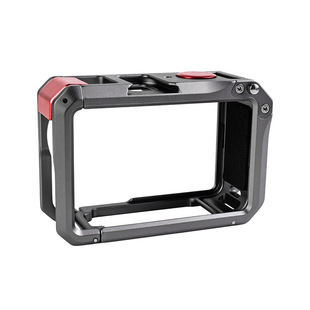 极摄家适用大疆Action6金属兔笼手柄街拍DJI action6手柄快门按键保护边框相机拓展兔笼磁吸快拆配件