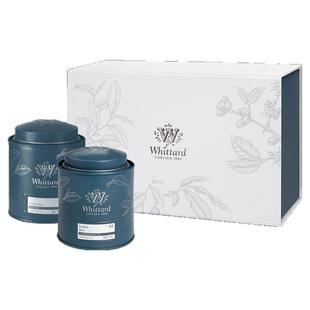Whittard下午茶礼盒英国进口伯爵大吉岭英式红茶绿茶茶叶罐装送礼