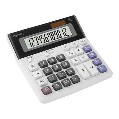 得力财务计算器大屏大按键送电池