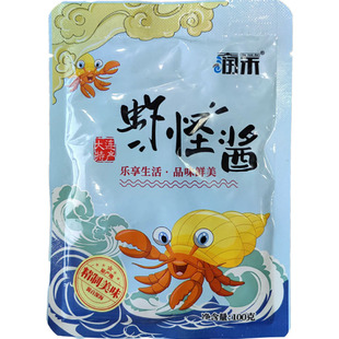 正品产地发货旅顺润禾虾怪酱小袋大连特产虾酱海怪酱即食不咸烟台