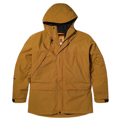 Timberland添柏岚户外男大雨级防水腋下拉链单层冲锋衣夹克A6R9F