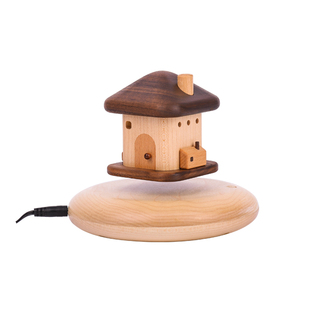 磁悬浮小木屋/香薰夜灯房子悬浮桌面创意摆件生日乔迁新婚礼物