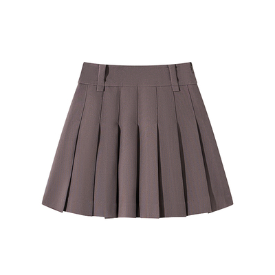 LIMONN ｜秋冬多颜色经典高腰显腿长A字百褶半身裙长裙