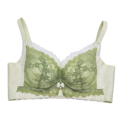 水晶伴侣甜美无钢圈聚拢小胸内衣