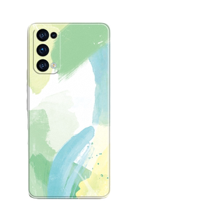 水彩适用opporeno5手机壳新款oppo全包reno5镜头5保护套女款pro男+的液态opo硅胶opop壳五0p防摔0pp0加rone软