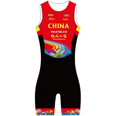 夏季男款铁人三项比赛服连体服