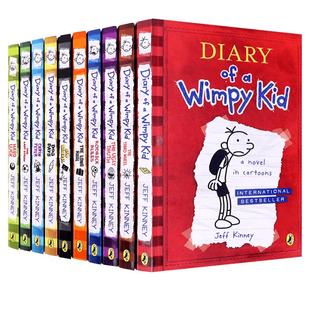 【自营】小屁孩日记英文原版 小屁孩日记 Diary of a Wimpy Kid 英语章节桥梁书美国初中小学生励志成长推荐课外阅读读物6-12岁