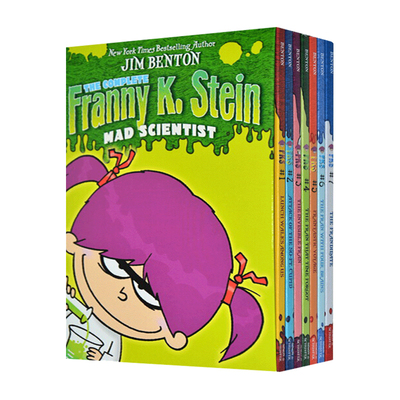 科学小超人弗兰妮7册套装 英文原版儿童读物 Complete Franny K. Stein Mad Scientist 进口儿童英语章节桥梁书 小学生课外阅读