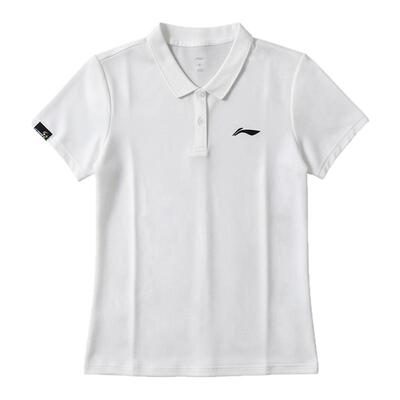 李宁羽毛球服女款26新款夏季绝美速干透气POLO衫运动翻领短裙套装