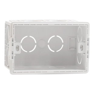 86型暗盒接线盒明装底盒通用118型开关插座明线盒下线 一二位小盒