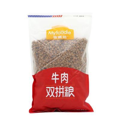 麦富迪狗粮牛肉双拼成犬粮1kg