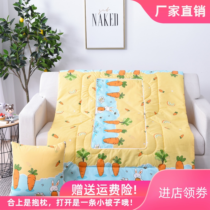 两用抱枕被子折叠靠垫被沙发靠枕坐垫靠背汽车午睡空调被枕头腰靠