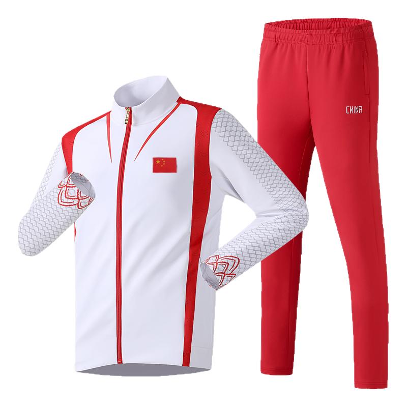 中国队领奖服外套运动员出场服套装运动会班服团体训练运动服定制