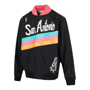 mitchell&ness夹克马刺队94-95赛季潮流防风保暖立领棒球外套男MN