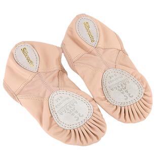 清仓Sansha正品三沙芭蕾舞蹈练功鞋专业真皮牛皮两底软鞋NO.3CL