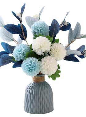 仿真花绣球花束玄关装饰摆件