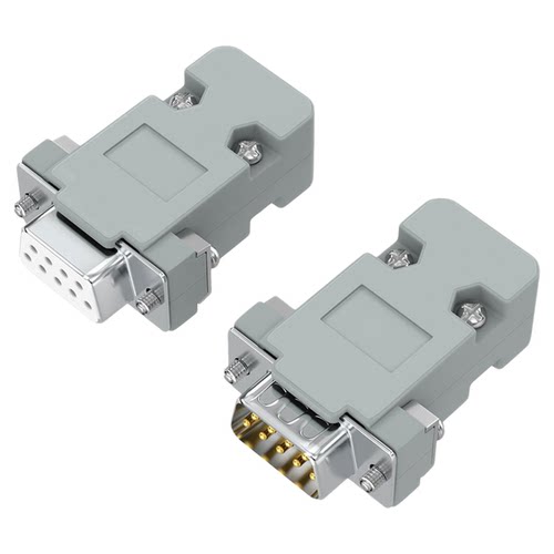 串口头DB9接头 插头9针转接线端子RS232/COM口 232焊接头公头母头