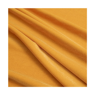 高档韩国抗皱天鹅绒柔软金丝绒布料西服裤子连衣裙高定服装面料