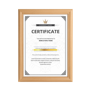 实木证书框a4展示框专利证框奖状荣誉证件框授权书框架裱画框相框