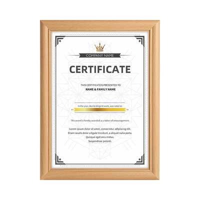 实木证书框a4展示框专利证框相框