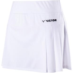正品VICTOR胜利女款羽毛球服 女款训练系列针织运动短裙K-31302