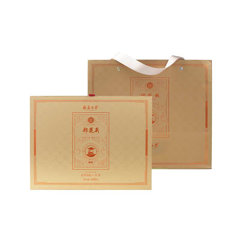 郑莲英福鼎白茶贡眉散茶箱装400g