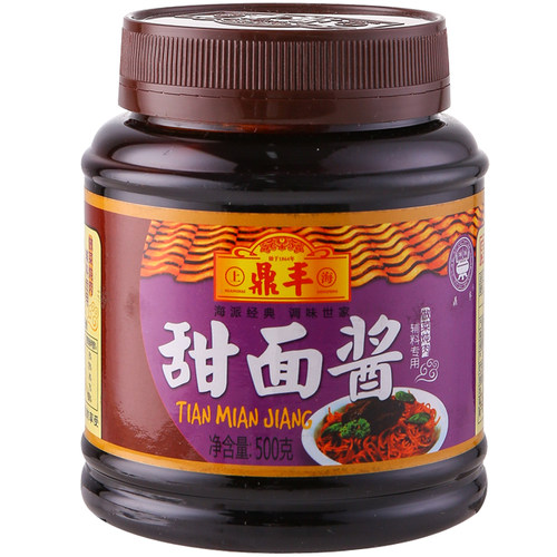 鼎丰甜面酱500g/瓶x6瓶拌面酱炸酱面酱蘸酱调料酱调味酱 上海特产