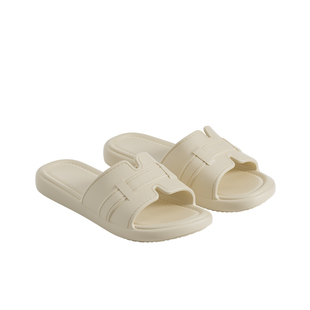 朴西晤瑶法式高级感平底拖鞋女可户外春季家居室内防滑一字拖女鞋