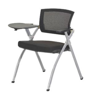 培训椅可折叠会议椅带写字板网布靠背会议办公椅桌椅一体学习座椅
