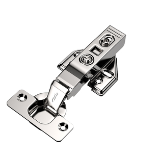 二段力全阻尼铰链厨房厨柜门合叶304不绣钢鞋柜卡扣液压铰链折叶