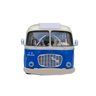 斯柯达 柯罗莎706RTO 1:43 原厂 北京上海 公交巴士 客车仿真模型