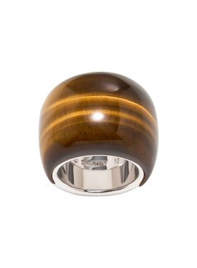 SUDROV素觉大地的优雅虎眼石戒指