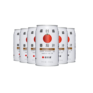 24年新疆番时番100%番茄汁鲜榨无添加0脂纯果蔬汁NFC非浓缩还原罐