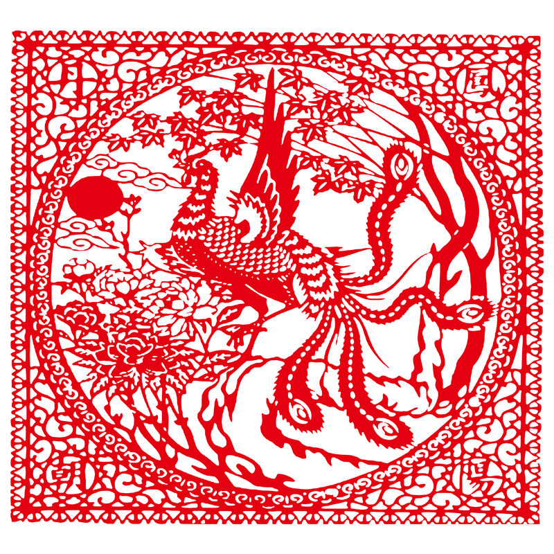 飞黄腾达丹阳玄关风水客厅墙贴画