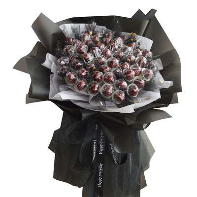 热销车厘子手工DIY花束材料包