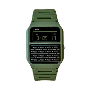 卡西欧手表CASIO CA-53WF-3B 绝命毒师 绿色反显电子计算器防水表