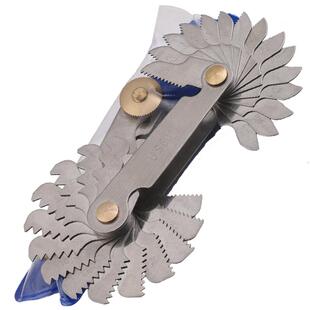 公制英制美制一体式螺纹样板罗纹样板螺纹规牙规55度60度测量工具