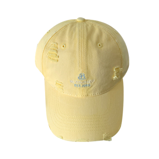 韩版字母刺绣黄色棒球帽女春夏简约百搭显脸小软顶鸭舌帽情侣同款