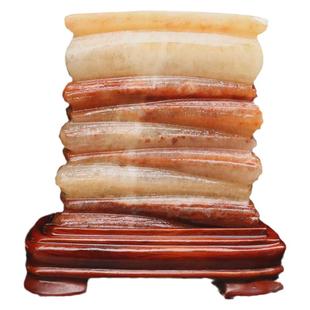 石红烧肉然石天肉广西柳州肉猪腊肉五花肉摆件15*16*7cm2987g