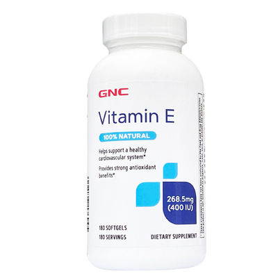GNC维生素E软胶囊400IU180粒天然