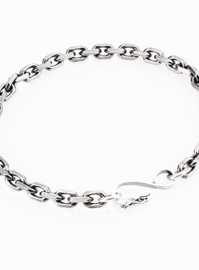 925纯银男女日韩复古简约手链