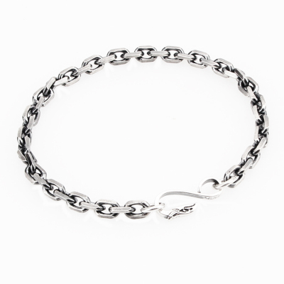 925纯银男女日韩复古简约手链