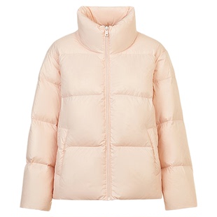 【轻羽45°云】朗姿霍尔多巴吉鹅绒羽绒服立领短款2025年冬季新款